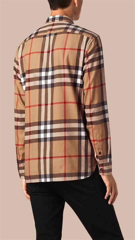 mens burberry flannel